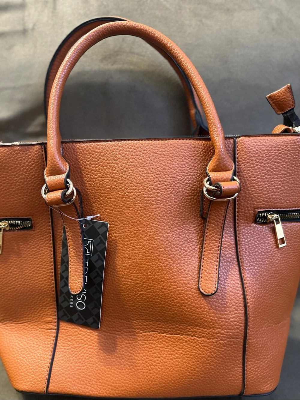 NEW Treviso faux leather bag purse satchel READ DESCRIP